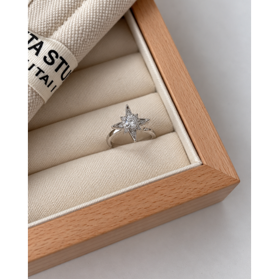 Starburst Cubic Zirconia Ring